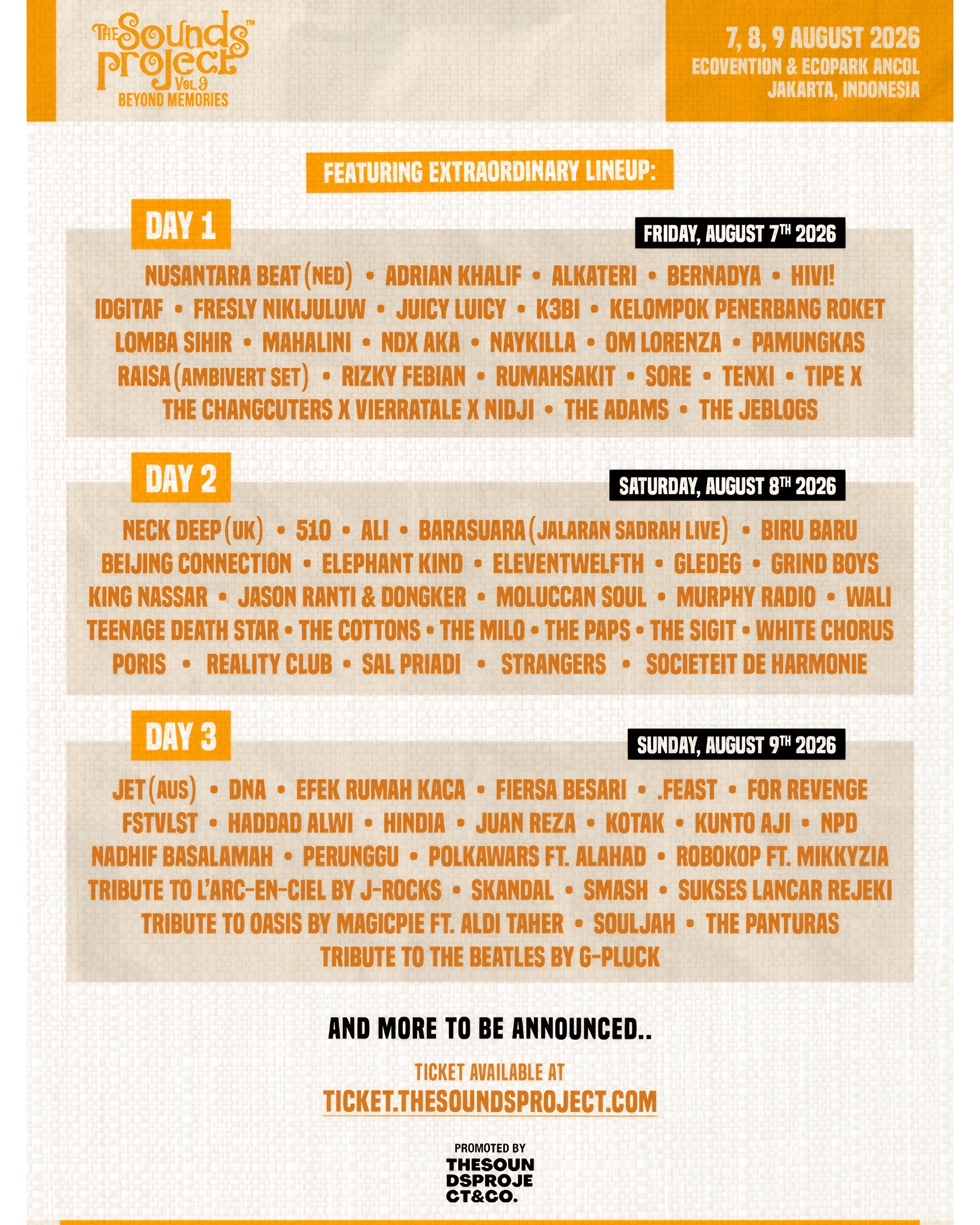 The Sounds Project 2026